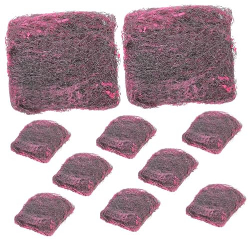 Mobestech 10packung Edelstahlschwämme Scheuerschwamm Aus Stahlwolle Reinigungsschrubber Für Utensilien Küche Und Bad Wiederverwendbar Und Strapazierfähig