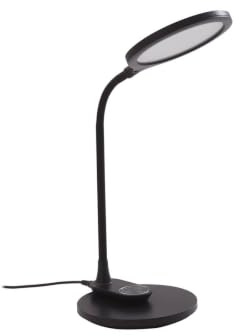 Lindby LED Tischlampe Valtaria dimmbar (Modern) in Schwarz (1 flammig,) - Tischleuchte Schreibtischlampe Nachttischlampe Arbeitszimmerleuchte