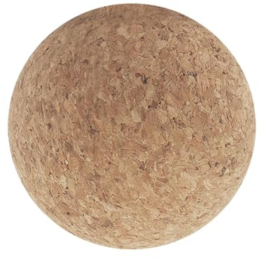 rockible Kork Massageball, Myofasziales Tragbares Werkzeug, Leichtes Schultergewicht, Fitnessball, Korkball, Tiefenmassage für Im Fitnessstudio, Durchmesser 65mm