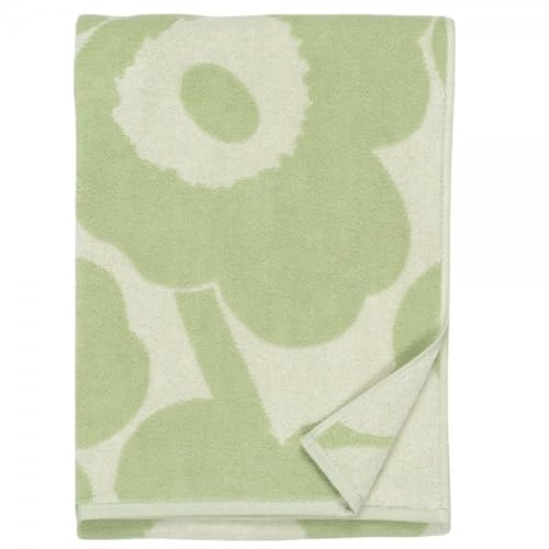 Marimekko Unikko Bath Towel 70x150 cm, 150 x 70 - Off White, sage