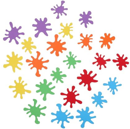 Amosfun Confeti de Colores para Decoracion Colegio en Papel, 300 Piezas para Fiestas y Celebraciones Accesorios para Fotos y Ambiente Festivo