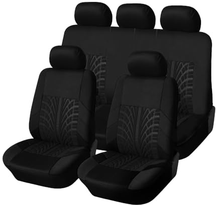 Funda para Asiento de Coche Conjunto Completo para Hyundai i20 III (BC3/BI3) 2020 2021 2022 2023-2025, Dobladillo Elástico,Compatible con Airbags Laterales,Capota para Asiento de Automóvil de 5 Plazas