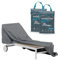 Paluplus 2 Coperture Protettive per Lettini Grigie, Misura 200x70x40 cm, Tessuto Impermeabile 210D, Telo con Sacca e Laccetto, Protezione da Polvere, Pioggia, Raggi UV -7996C-1