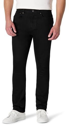 Amazon Essentials Jeans Slim Fit Uomo, Nero, Pesante, 32W / 34L