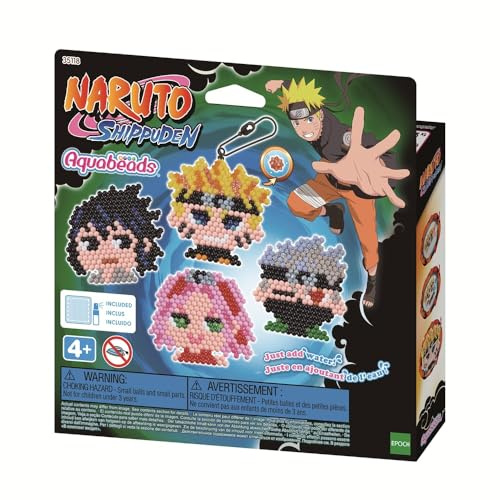 Aquabeads - 35118 NARUTO Keychain Craft Kit - Arts & Crafts Bead Activity Toy