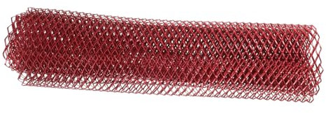 BESTOYARD Malla De Rejilla De Aluminio Para Coche 100x33cm Roja, Protector De Parrilla Delantera, Inserción Para Parachoques Automotriz, Ventilación y Accesorio Exterior Para Vehículos
