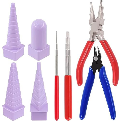 8Pieces/Set Wire Winding Tool DIYJewelry Pliers Wire Winding Tower Jewellery Making Tools for Jewelry Supplies Wire Jewelry Tools