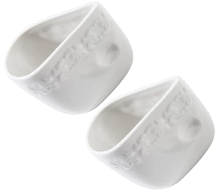 CIYODO 2 Piezas Taza Dosificadora de Café de Cerámica Cuchara Medidora y Contenedor para Pesar de Café y Diseño Multifuncional para Hogar Buffet y