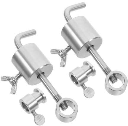 SUPVOX 2 Piezas Pesos Contrapeso para Barbacoa Acero Inoxidable Resistente al Accesorio para Asadores y Brochetas para Reuniones al Aire