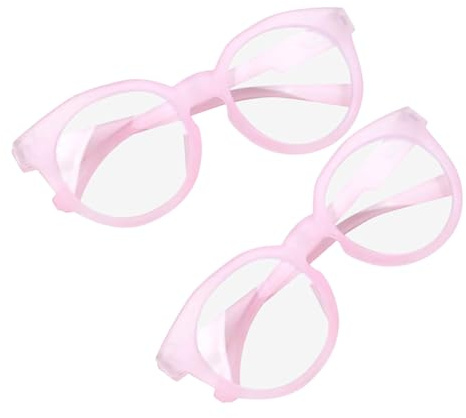 Yardwe 2pcs Blue Light Blocking Glasses Pink Screen Protective Eyewear for Computer Gaming Reading Anti-glare Work Glasses with True Color Accuracy for Boys