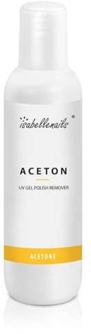 Acetone 500ml - Acetone cosmetico con profumo di pompelmo - Rimuove smalto, gel UV, acrilico e punte - Solvente professionale per unghie per manicure e pedicure