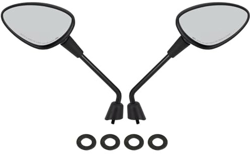 Lenkerendenspiegel Für Vespa Für Sprint 50 125 150 2014 2015 2016 2017 2018 2019 2020 2021 2022 Links Und Rechts Rückspiegel Motorrad Rückspiegel(Black)