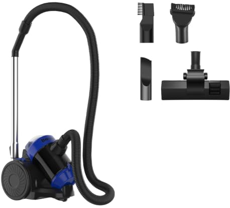 EFAN Zylinderstaubsauger mit HEPA-Filter für Hartböden, Teppiche und Autos, kompakt und leicht, leistungsstarker 1200W-Zylinderstaubsauger für Haustiere, 1,5L Staubkapazität, Blau