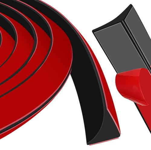 Arbeitsplatte Abschlussleiste Winkelleisten(3M, Schwarz, 10mmx10mm) | Leiste Küche zum Veredeln Zwischen Küchenplatte Fliesen Selbstklebend aus Hochwertigem Silikonmaterial