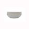 Denby - Elements Light Grey Pasta Bowls Set of 4 - Dishwasher Microwave Safe Crockery 1050ml 22cm - Pale Grey, White Ceramic Stoneware Tableware - Chip & Crack Resistant