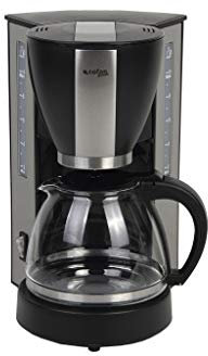 Cofan Cafetera Eléctrica por Goteo | Modelo Margot | Potencia 870W | Capacidad 10 Tazas | Capacidad 1,25 L | Diseño Fino y Elegante | Medidas 27 x 22 x 35 cm