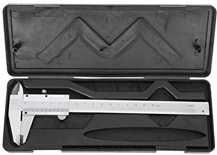 Gonnely Messschieber, Hochpräzises Kohlenstoffstahl Metall Schieblehre, Messchieber Mikrometer für Haushalt und Industrie Messung (0–150 mm)