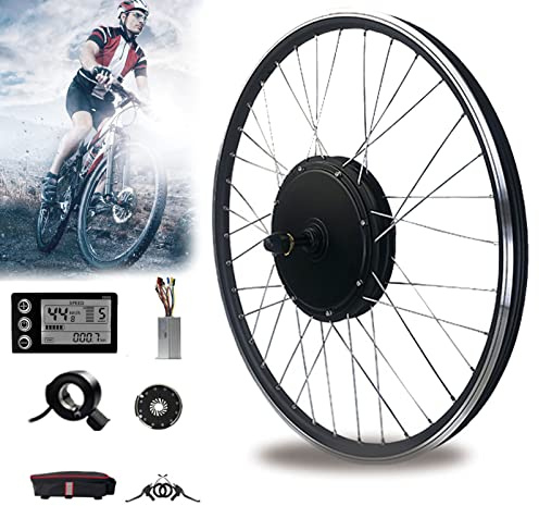 Oiyekntd Elektrombike -Umrechnungs -Kit Vorderrad 48 V 1000W 1500W Elektromotor mit LCD -Display und intelligentem Controller für Roadbike,48V1500W-20