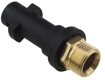 eMagTech 1 x Hochdruckreiniger-Pistole, Umwandlungskopf, kompatibel mit Kärcher K2 K3 K4 K5 K6 K7 M22 Außengewinde Hochdruckreiniger-Adapter