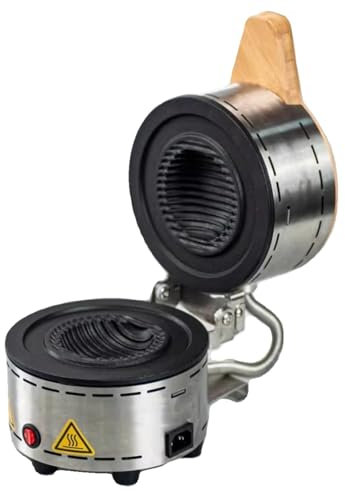 KHZKHC Macchina per Hamburger per Gelato Professionale, Macchina per Coni Gelato Commerciale, Stampo per Rotoli di Uova in Acciaio Inossidabile Elettrico, Facile da Pulire, Domestico del Ristorante