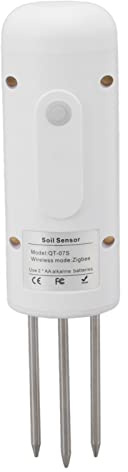 Hiraith Kabelloser Bodensensor, Temperatur- und Feuchtigkeitsmessgerät Zigbee Gardening Topfpflanzen-Bodenmonitor