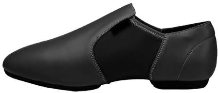 Sockenschuhe Schwimmreifen FüR Erwachsene Sneaker Tanzschuhe Damen Weiche Sohle Bauchtanz Praxis Indoor Tanzen Spezial Jazz Cheerleading Rindsleder Wassermatratze Schuhe Breite FüßE Herren (Black, 41)