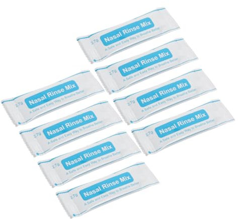 ARTSEWPLY Sal Para Enjuague Nasal 40 Sobres – Sal Fisiológica Sin, Granulado Fino, Disolución Rápida – Limpieza Nasal Diaria, Apta Para Adultos y Niños – Uso Profesional y Personal