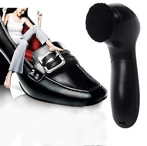 MYXJX limpiabotas eléctrico, Pulidor de zapatos, Pulidor de zapatos de cuero de mano Dispositivo de cuidado de cuero for el hogar, Kit de cuidado de cuero for bolsos Sofá de asiento de coche, 1 juego
