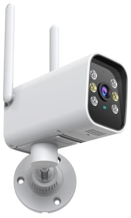 Fangxuee 8MP 4K Telecamera IP Wifi da Esterno 265 Sorveglianza Sicurezza Domestica Protezione EU Plug ICSEE