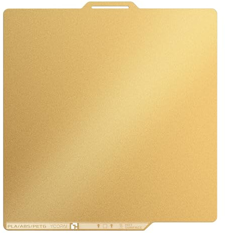 YOOPAI Doppelseitig Texturierte PEI Druckplatte, Magnetisch Spring Steel, 257x257mm, für Bambu Lab P2S P1S A1 X1 X1C X1E P1P 3D Drucker