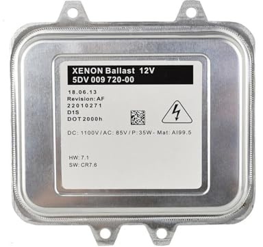 Ballast Phare Xénon HID Compatible avec Opel pour Astra 4 pour Insignia 2008-2014. Ballast De Phare Au Xénon 5DV009720-00 5DV00972000 1232335