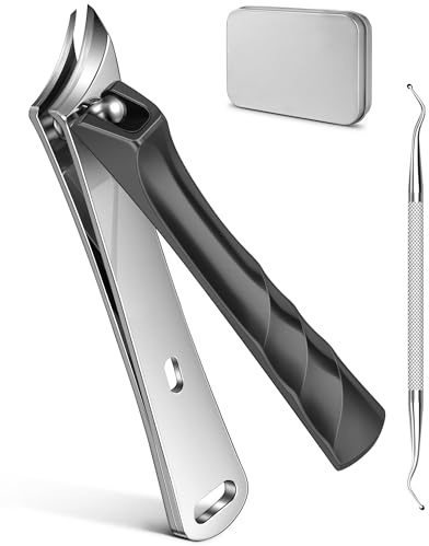 Coupe Ongle Professionnel – Coupe Ongle Pied & Ongle Incarné, Pince de Précision avec Lame Inclinée, Design Ergonomique pour Ongles Épais, Hommes et Femmes