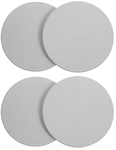DOITOOL 4 Bandejas para Macetas de Barro de Diatomeas Que Protegen Superficies y No Se Decoloran, Platillos Absorbentes Ideales para Tiestos de Plantas en Interior y Exterior