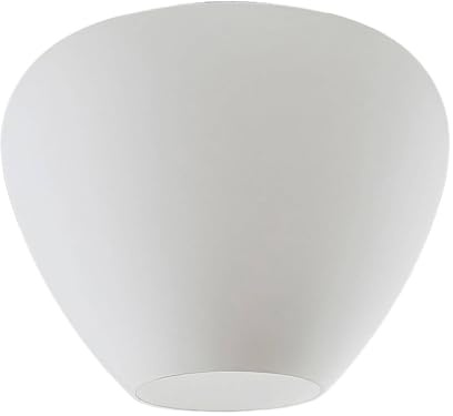 Lindby Deckenlampe Bibiane (Modern) in Weiß aus Glas (1 flammig, E27) - Deckenleuchte Lampe Wohnzimmerleuchte
