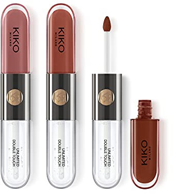 KIKO Milano Unlimited Double Touch Lipstick Kit | Lip Kit Containing 3 Two-Step Liquid Lipsticks