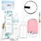 120ml/4.04fl.oz WimpernShampoo Lash Cleanser für Wimpernverlängerung Wimpern Pinsel mit Deckel USB Wimpern Föhn Wiederverwendung Makeup Entferner Pads Eyelash Reinigung (Original)