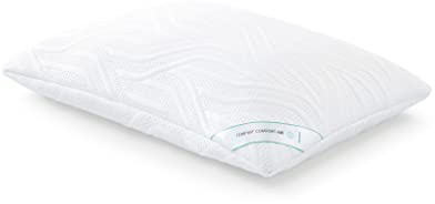 TEMPUR Comfort Air Medium-kudde, medelfast känsla, 40 x 80 cm | Vit kudde som andas, för alla sovställningar, OEKO-TEX MADE IN GREEN