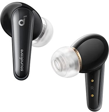 soundcore by Anker Liberty 4, Noise Cancelling Earbuds, True Wireless Earbuds with ACAA 3.0, Dual Dynamic Drivers for Hi-Res Premium Sound, Spatial Audio with Dual Modes(Renewed)