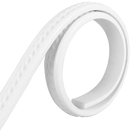 IGTOPS Molduras decorativas flexibles autoadhesivas, 3 m/5 m, tiras decorativas de pared, autoadhesivas, diseño autoadhesivo, para armario (3 m x 2 cm, blanco)