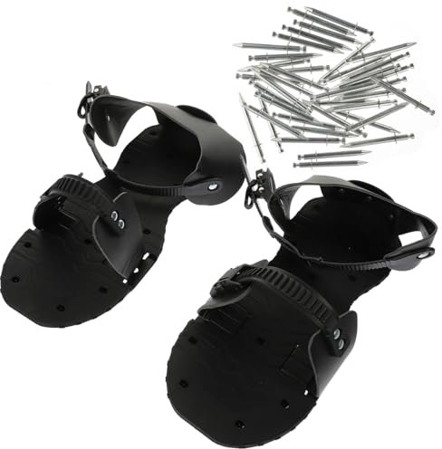 BESPORTBLE Lawn Aerator Shoes for Boots Gardening Floor Aerator Shoes Spike for Grass Aerating