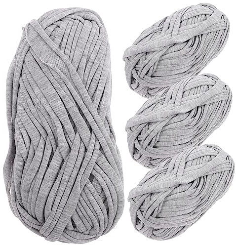 PHENOFICE 4rollen Geflochtenes Garn Für Handarbeit Dicke Für Häkeln Stricken Decken Und Taschen Pro Vielseitig Einsetzbar