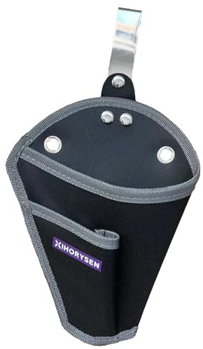 Funda para tijeras de podar, funda de doble bolsillo, guantes, herramientas de jardín, funda protectora para podadora de mano, soporte para cortaúñas de jardín XIHORYSEN