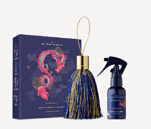 Rituals Collection Privée La Légende du Dragon Parfum en Spray avec Pompon 50ml Coffret Cadeau
