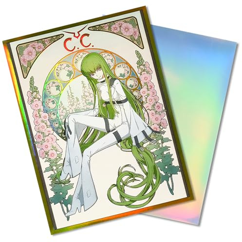 60 PCS Anime Kartenhüllen für MTG/PTCG/TCG, 67mm X 92mm Kartenhüllen kompatibel mit Standardgröße Brettspiel Trading Cards