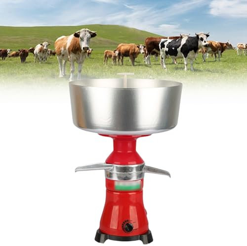 YSFHYAN Separatore di Burro per Crema di Latte Elettrica,Separatore Centrifugo Elettrico,Disco di Separazione a 12 Strati,Manopola di Regolazione della velocità,Adatto per Fare Crema e tè al Latte