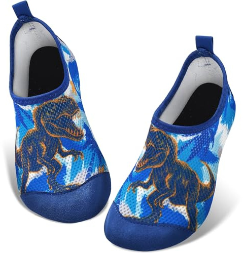 WAWSAM Kinder Wasserschuhe Jungen Schwimmschuhe Aquaschuhe Schnell Trocknend Barfußschuhe für Strand Pool Meer