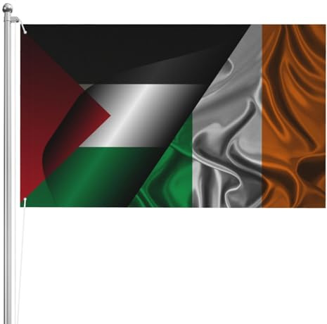 Resistente A La Intemperie Banderas De Terraza 90X150Cm Palestina Bandera Palestina E Irlanda Bandera Irlandesa Bandera Piratas Exterior Bandera Personalizada Para Decorativo, Jardín, Granja