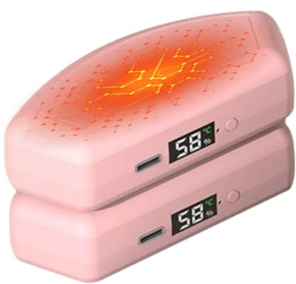 Chauffe-Mains Électriques Magnétiques Séparables | Chauffage Mains Électronique - Gadgets de Chauffage Électriques USB Compacts Affichage Numérique pour Voyage Hiver Poche Hommes Ski