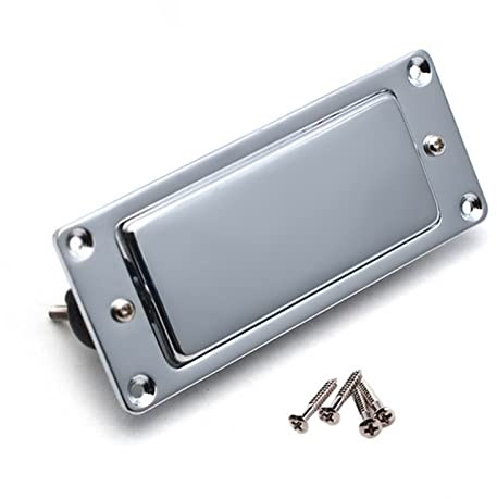 Fafeicy Humbucker Pickup Krompläterad Zinklegering Mini Humbucker nack- och Bridge Pickup Kit för LP -stil Elgitarrdel