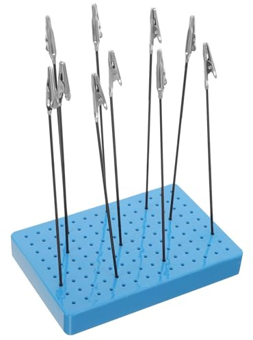 JOINPAYA Model Painting Stand Alligator Clip Base and Rubber Tip for DIY Craft Hobby Coloring Clip Holder for Modeling Tool and Spray Painting Accessories